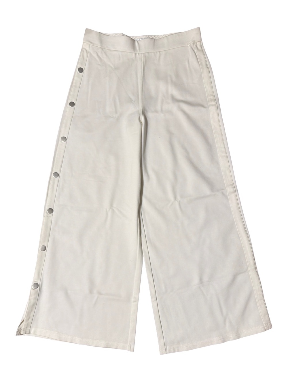 Patrizia Luca Cream Wide Leg Pants